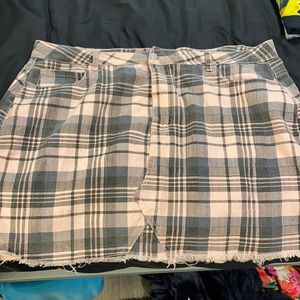 Plaid skirt